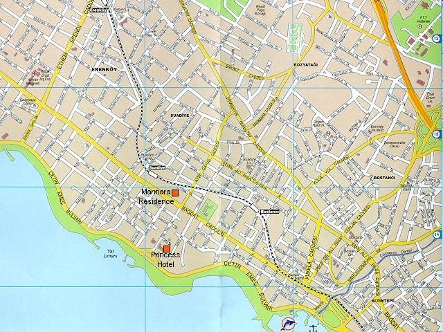 Hotels map (640x480 111kB)
